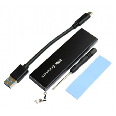 Nvme M.2 SSD to USB 3.0 External Enclosure Storage Case Adapter